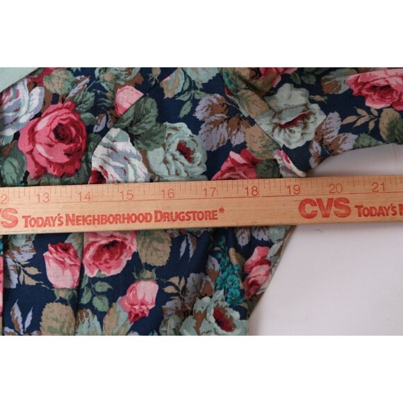 Vintage Maggie Breen Floral 80’sDress Cottagecore Trad Wife Size S READ - Picture 12 of 14